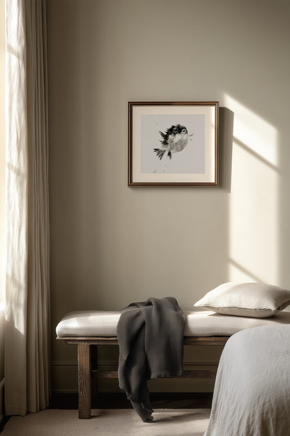 Fugu Bloom, Ink Pufferfish | Zen Animal Print